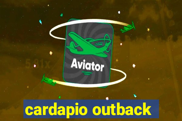 cardapio outback